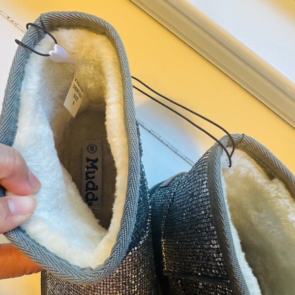 MUDD Glitter SPARKLING WOMEN’S BOOTS Winter Shoes Size 8 NWT lightweight - Picture 4 of 6